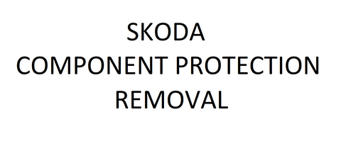 Skoda Component Protection Removal Service